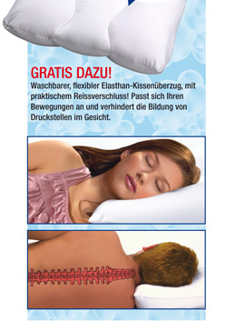Waschbarer Elasthan-Kissenbezug