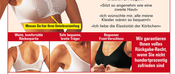 Der Magic-Soft BH sitzt so angenehm wie ine zweite Haut.