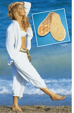 Frau am Strand