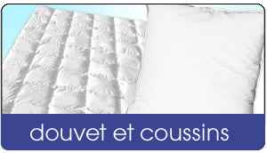 douvet et coussins