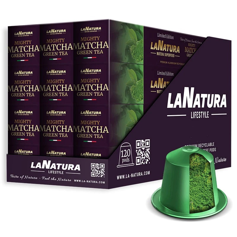 Matcha Grüner Tee - 120 Matcha-Kapseln - La Natura