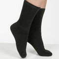 Chaussettes à conservation de chaleur, femmes, noir, 2 paires, taille 38-42