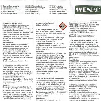 Gel actif adhérent WC, 500 ml