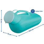 Urinal UNISEX, vert-menthe