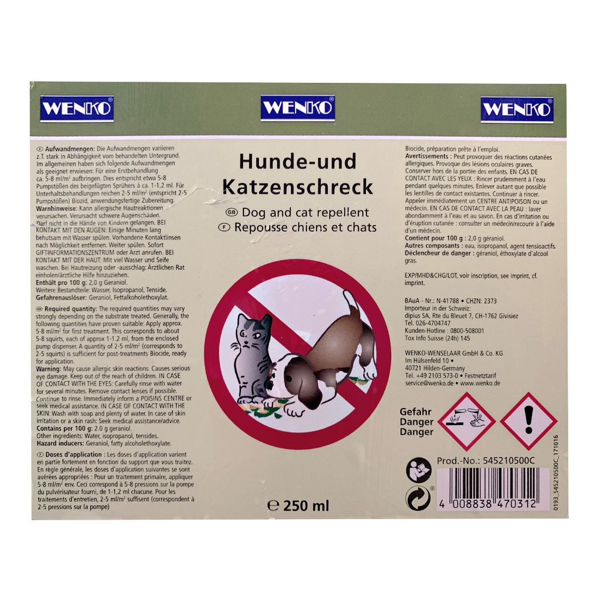 Hunde- & Katzenschreck