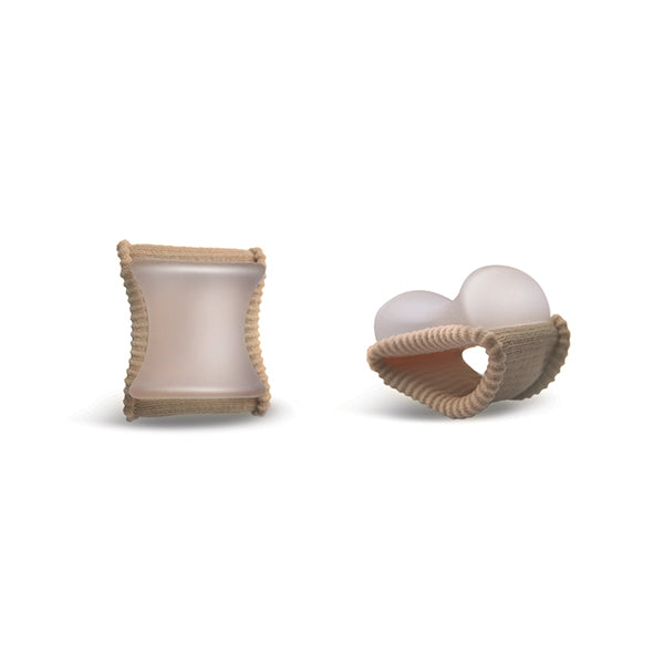 Coussinet souple Hallux avec fixation, lot de 2