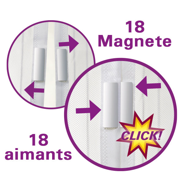 Moustiquaire aimantée "Screentastic" pour portes