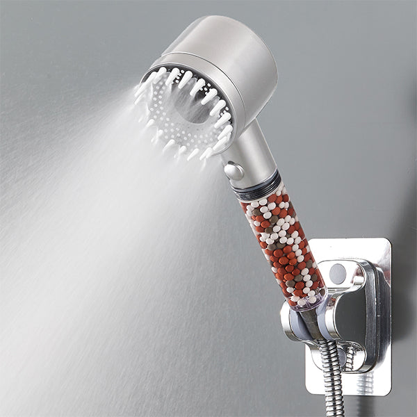 Pureshower Eco.5 Pommeau de douche massant, argenté