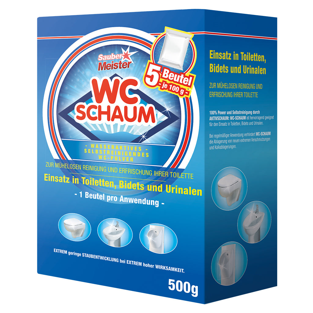 WC Schaum, 5x100 g Beutel