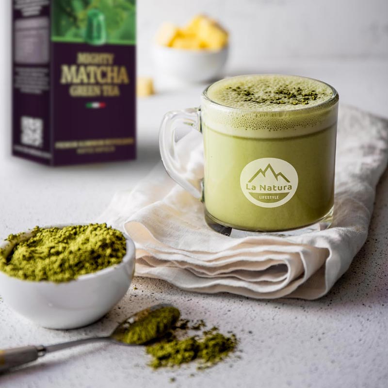 Thé vert Matcha - 10 capsules de Matcha - La Natura