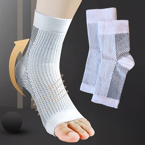 Chaussettes de compression orthopédiques - blanc