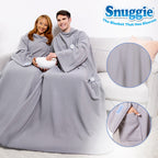 Snuggie Original couverture polaire avec manches, rouge/noir