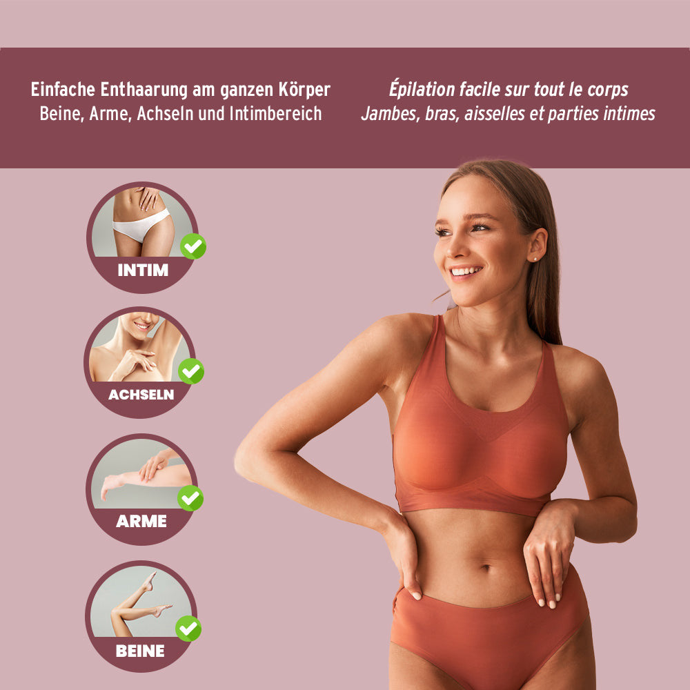 Capillum AMOVE Aloe Vera, poudre dépilatoire pour la douche, 200 g