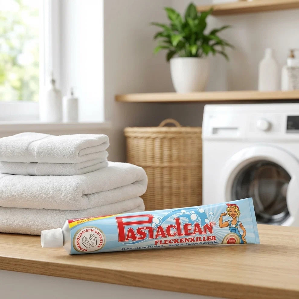 Pastaclean Fleckenkiller in der Waschküche