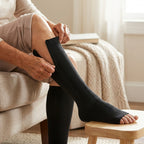 Comfy Socks Kompressionsstrümpfe, schwarz