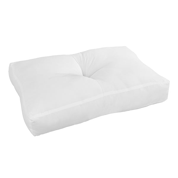 Oreiller pour dormeurs sur le dos avec housse en coton
