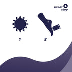 SweatStop stick de poudre pour les pieds à la cannelle et au menthol pour les pieds secs