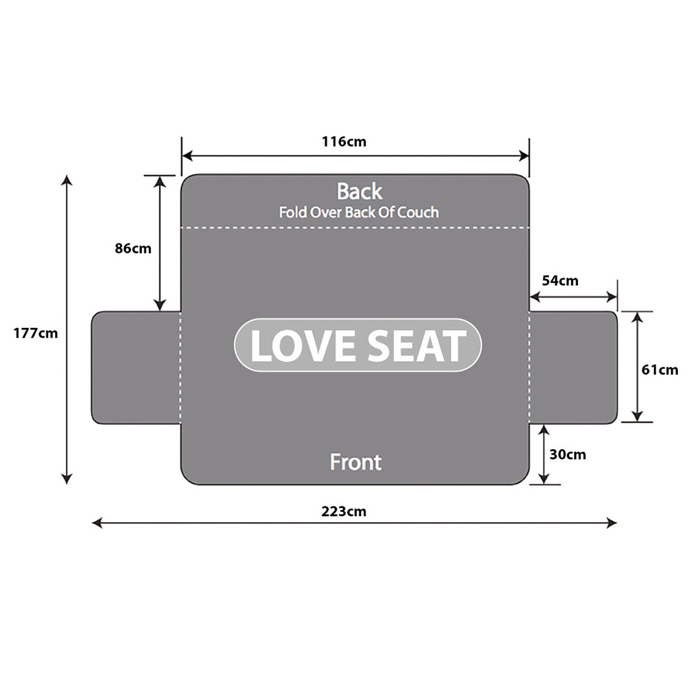 Couch Cover - Housse pour canapé 2 places
