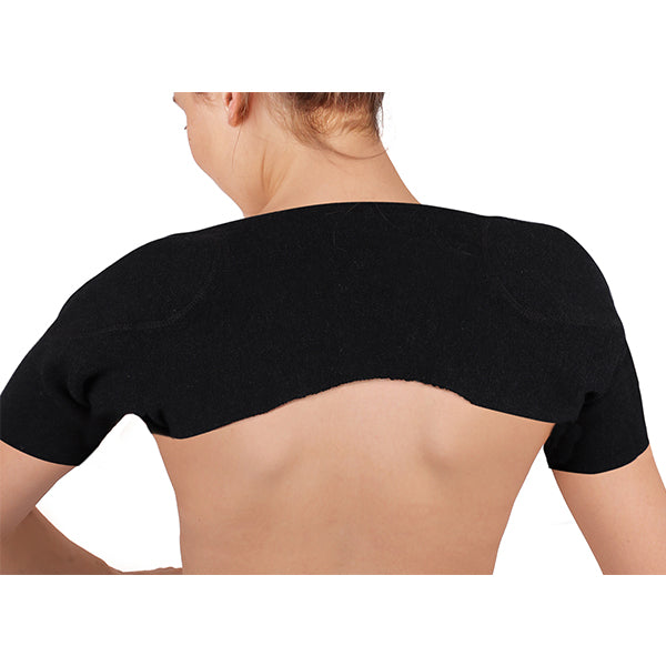Vital Comfort Chauffe-épaules, gris foncé, taille universelle
