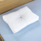 Oreiller pour dormeurs sur le dos avec housse en coton