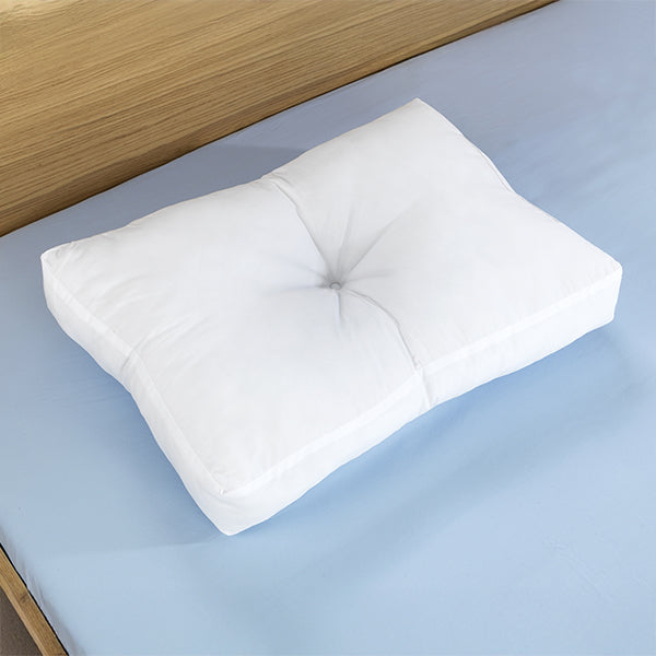 Oreiller pour dormeurs sur le dos avec housse en coton
