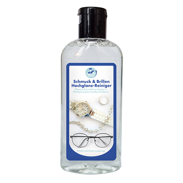 Captain Clean Schmuck und Brillen Hochglanz-Reiniger, 100 ml, 2er Set