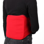 Vital Comfort Ceinture pour bouillotte avec velcro, incl. bouillotte, rouge