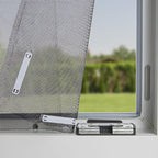 Moustiquaire de fenêtre, 150x130 cm avec fixation magnétique