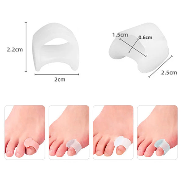 Correcteur d'orteils pour le petit orteil, set de 2 pièces