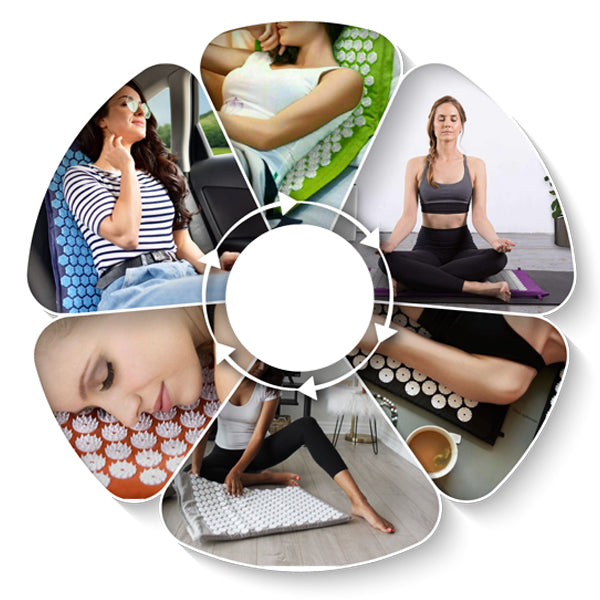 Tapis d'acupression, vert