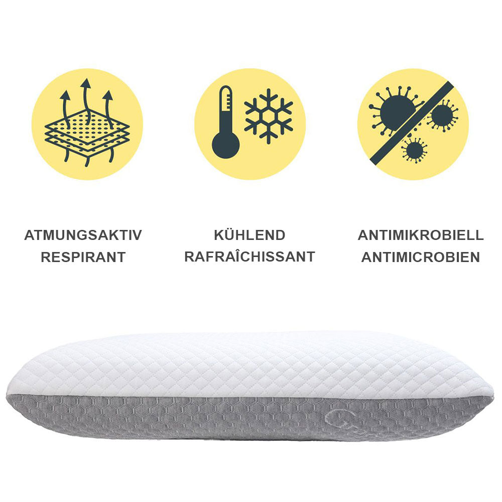 Oreiller en mousse à mémoire de forme Konbanwa avec ActivAir