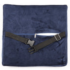 Vital Comfort coussin lombaire - mousse à mémoire de forme, bleu