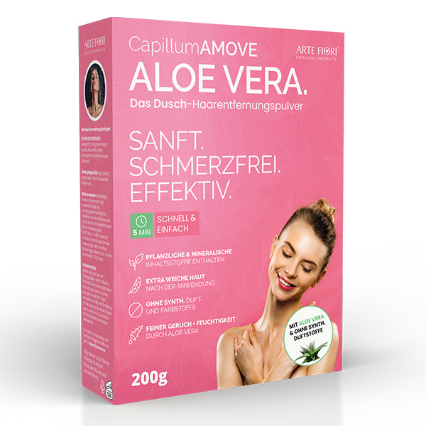 Capillum AMOVE Aloe Vera, Dusch-Haarentfernungspulver, 200 g