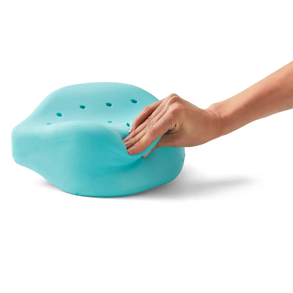 Coussin orthopédique pour genou en mousse à mémoire de forme