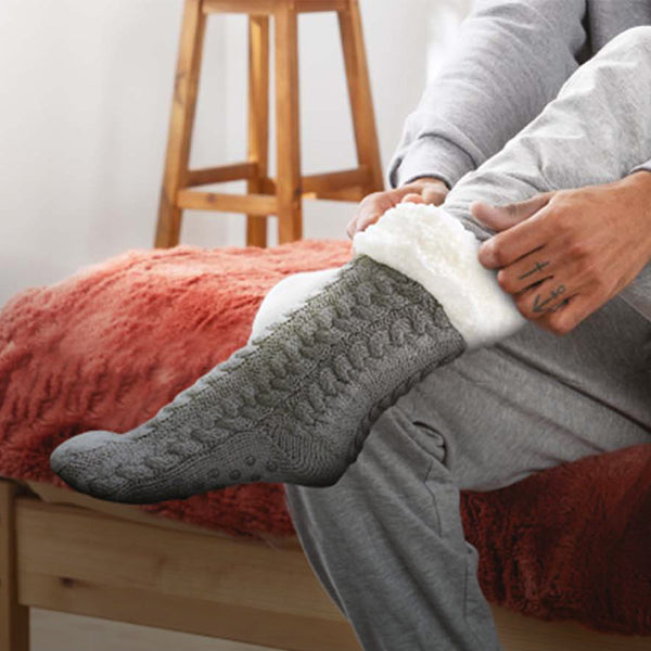 Chaussettes douillettes pour elle et lui, taille universelle