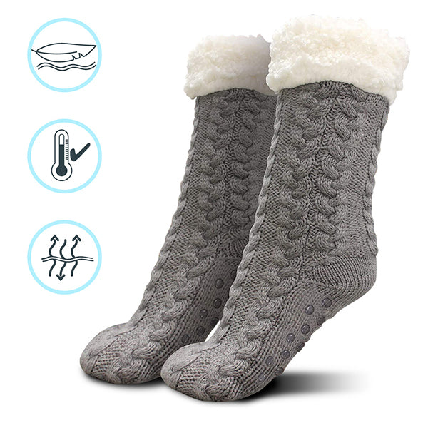 Chaussettes douillettes pour elle et lui, taille universelle