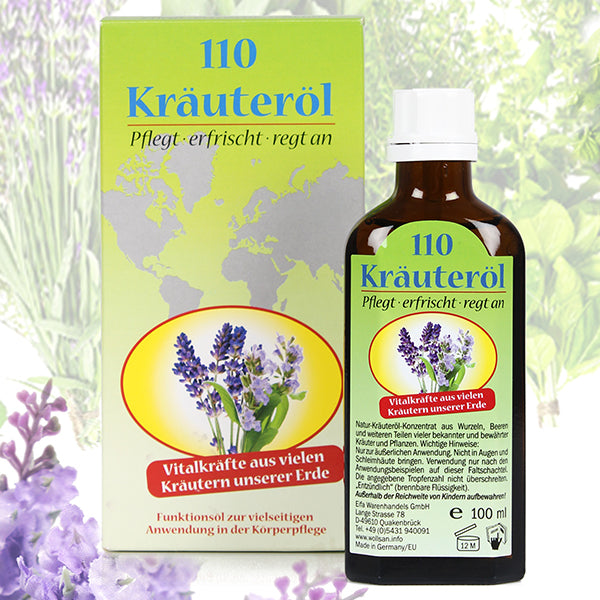 110 Huile aux herbes, 100 ml