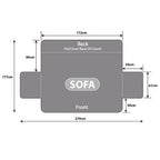 Couch Cover - Couchbezug für 3er Sofa