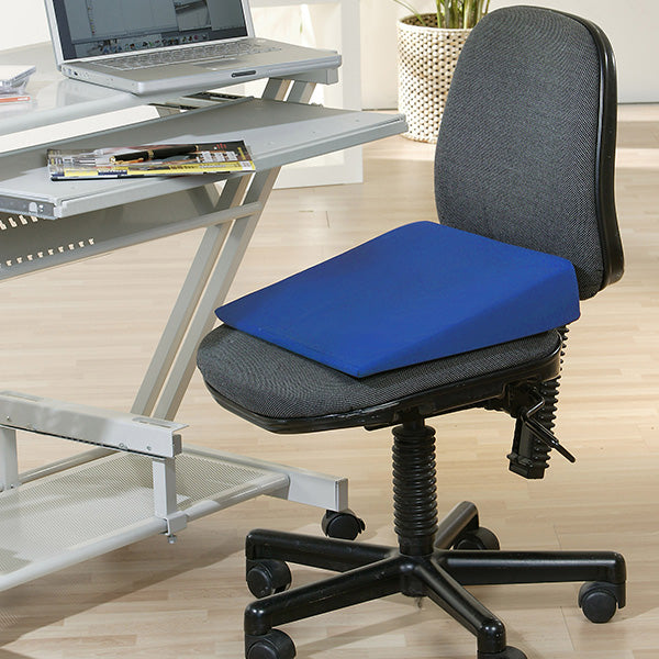 Vital Comfort Cale de siège Coussin avec housse, bleu