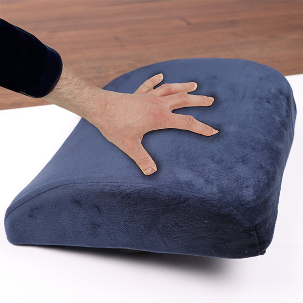 Vital Comfort coussin lombaire - mousse à mémoire de forme, bleu