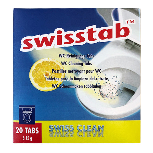 Swisstabs - Pastilles nettoyantes pour WC (20 pces)