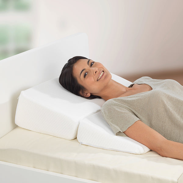 Oreiller visco en biseau, pliable