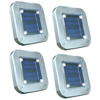 Lampe solaire pour jardin, set de 4 pièces