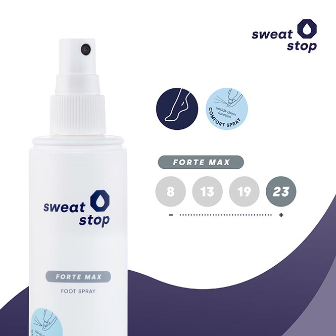 SweatStop Forte max Anti-transpirant en cas de forte transpiration des pieds, 100ml