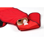 Vital Comfort Ceinture pour bouillotte avec velcro, incl. bouillotte, rouge