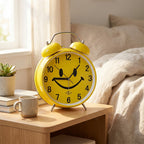 Jumbo Smiley Wecker XXL Riesen-Wecker Glockenwecker neben dem Bett