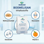 Medosan Boswelisan inhaltsstofffe -  Glucosamin, Chondroitin,  Weihrauchextrakt und Vitamin C