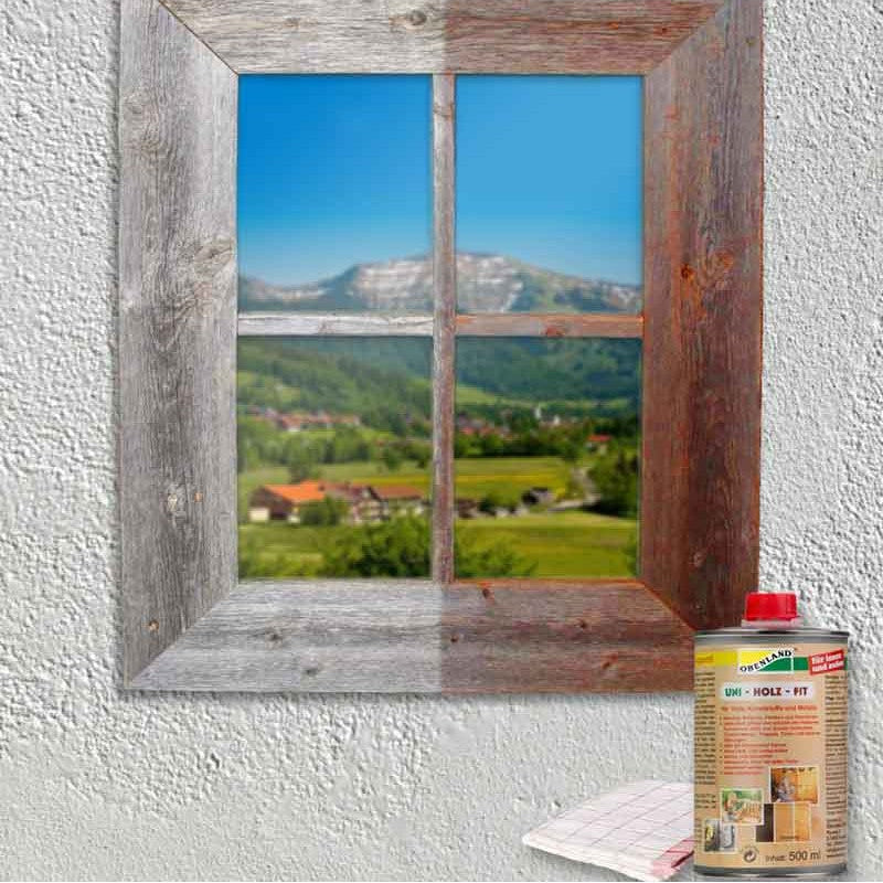 Fensterrahmen auffrischen mit Obenland Holzpflege