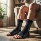 schwarze Orthopädische Kompressionssocken