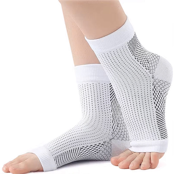 Orthopädische Kompressionssocken - weiss